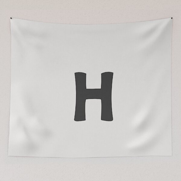 Item preview, letter h black designed and sold by ZiphGames.