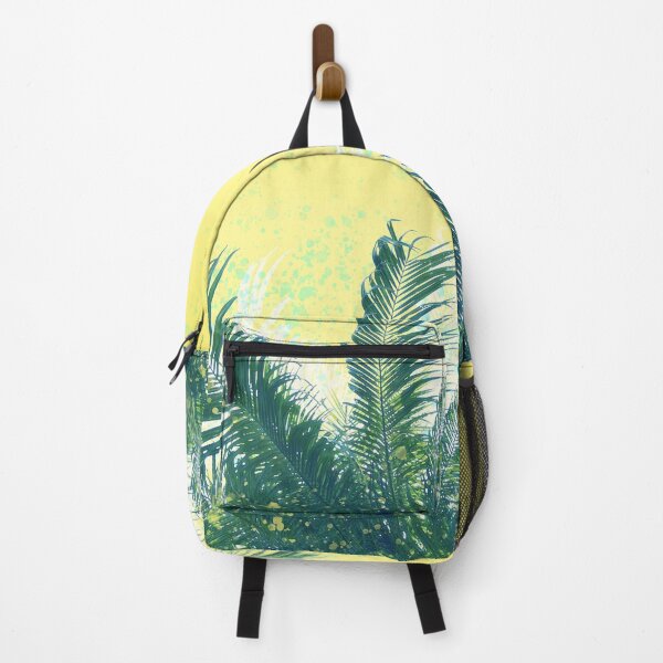 Item preview, Palm Leaves in the Wind ( Yellow ) / Original digital watercolor art designed and sold by dizzy8.