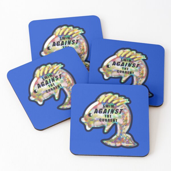 Item preview, Artistic Fish, Swim Against the Current quote designed and sold by Marble1212.