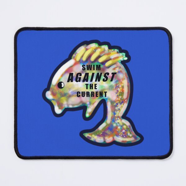 Item preview, Artistic Fish, Swim Against the Current quote designed and sold by Marble1212.