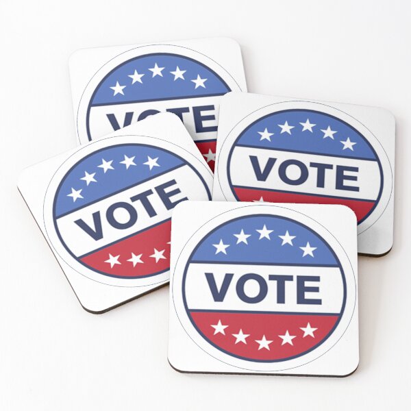 Item preview, Patriotic VOTE Sticker - American Stars and Stripes Design designed and sold by MustHaveSticker.