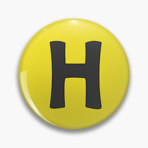 Item preview, letter h black designed and sold by ZiphGames.
