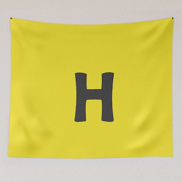 Item preview, letter h black designed and sold by ZiphGames.