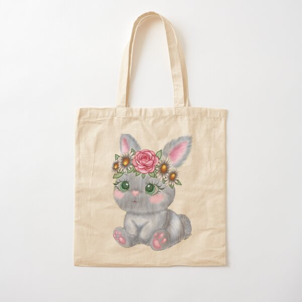Vista previa del artículo con la obra «Lindo conejito de primavera | Conejo de Pascua kawaii», diseñado y vendido por atena-artistry.