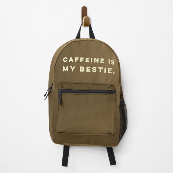 Item preview, Caffeine Is My Bestie - Brown Swirl designed and sold by sillyjess.