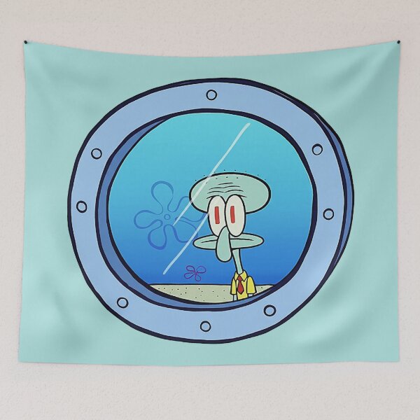 Item preview, Squidward's Window Bikini Bottom Porthole View designed and sold by zzz888.