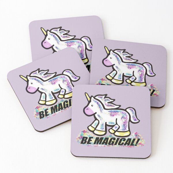 Item preview, Unicorn cute Illustration - Be Magical designed and sold by Marble1212.