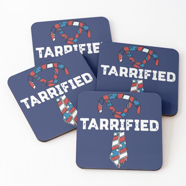 Item preview, Tarrified Tie – Bold Political Statement on 2025 Trump Tariffs - trump tie designed and sold by pixelated_echoes.