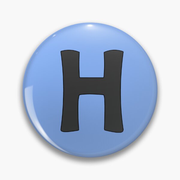 Item preview, letter h black designed and sold by ZiphGames.