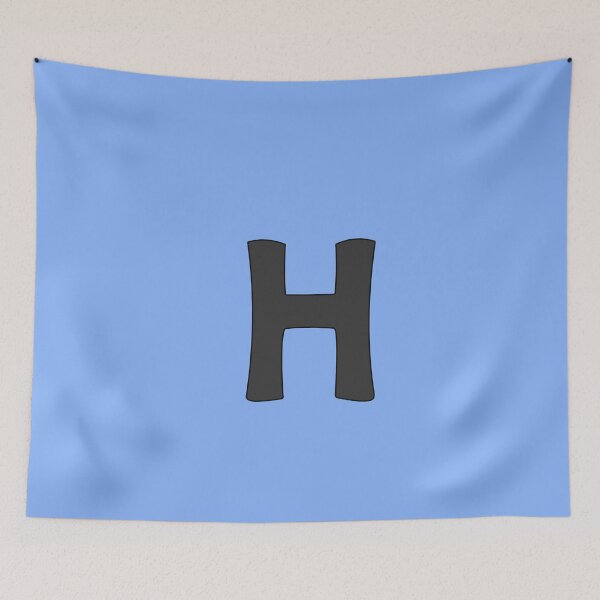 Item preview, letter h black designed and sold by ZiphGames.