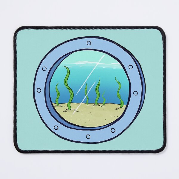 Item preview, Squidward's Window Seaweed Porthole designed and sold by zzz888.