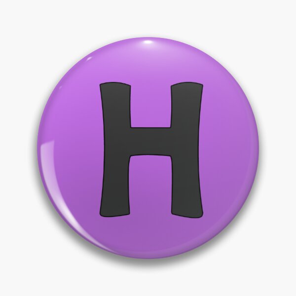 Item preview, letter h black designed and sold by ZiphGames.