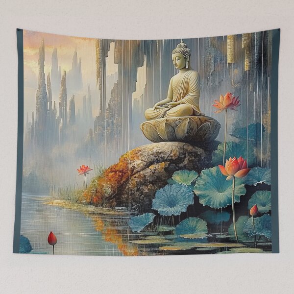 Item preview, Stillness in the Lotus Realm designed and sold by bloorose.