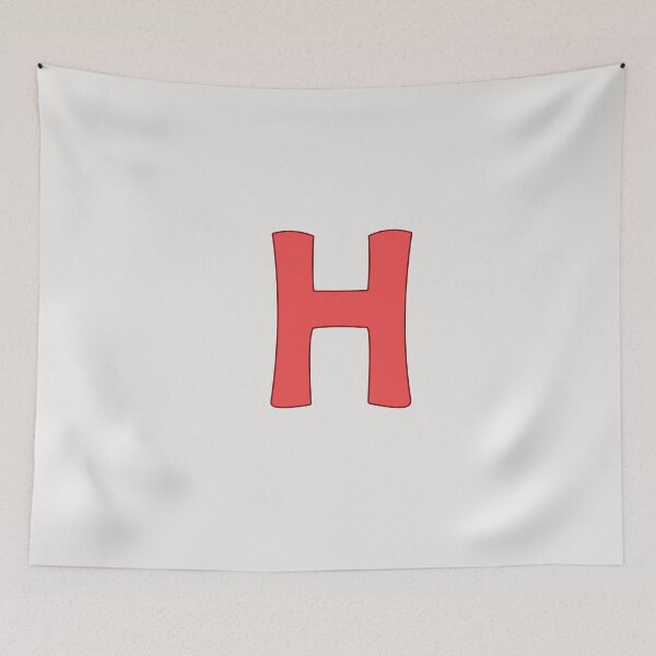 Item preview, letter h red designed and sold by ZiphGames.