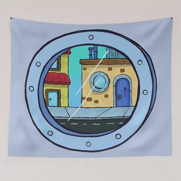 Item preview, Squidward's Window Bikini Bottom Street View designed and sold by zzz888.