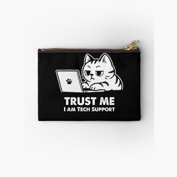 Item preview, Trust Me, I’m Tech Support – Grumpy Cat Laptop designed and sold by Monochromaniaus.