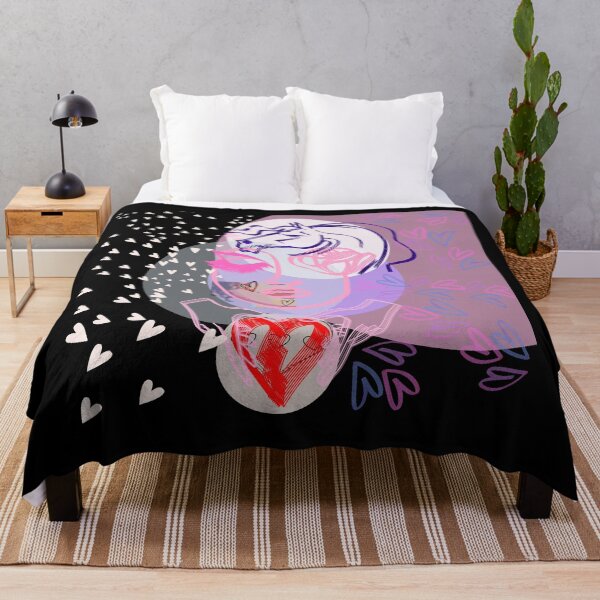 Item preview, ✨ "Strength Through Love" – Abstract Woman and Horse with Broken Heart & Illuminated Elements designed and sold by ByMile.