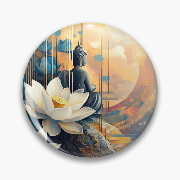 Item preview, Lunar Meditation in the Lotus Embrace designed and sold by bloorose.