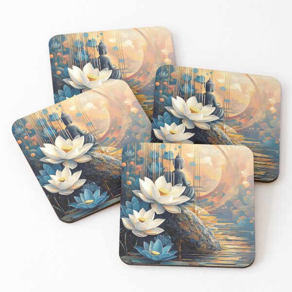 Item preview, Lunar Meditation in the Lotus Embrace designed and sold by bloorose.