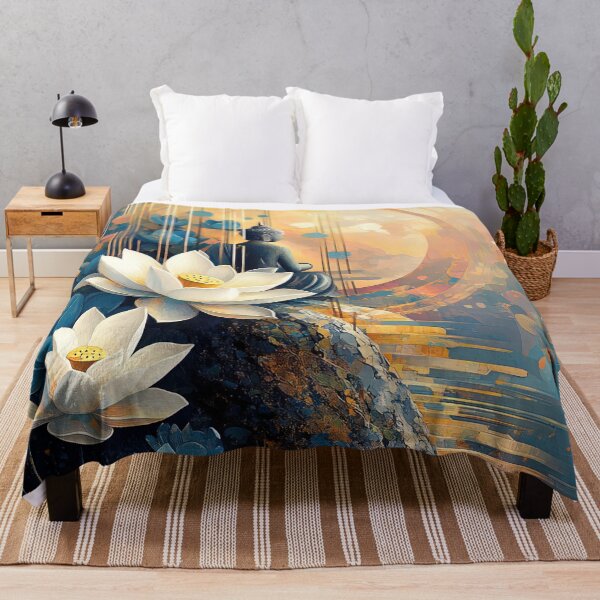 Item preview, Lunar Meditation in the Lotus Embrace designed and sold by bloorose.