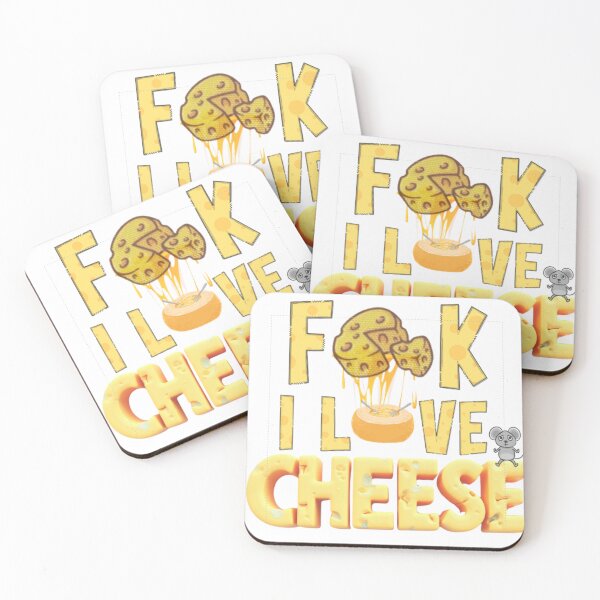 Item preview, fck i love cheese, funny cheese t-shirt merch apparel clothes designed and sold by SellingStuff91.