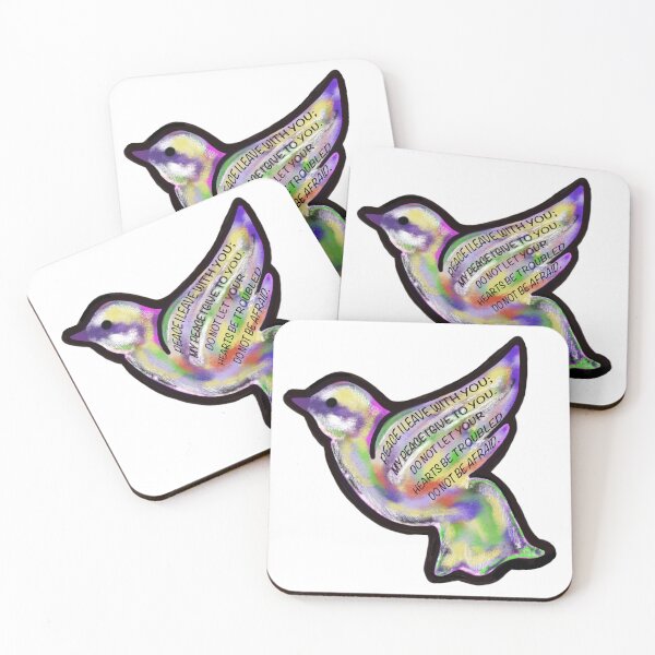 Item preview, Peace I Leave With You - Dove art designed and sold by Marble1212.