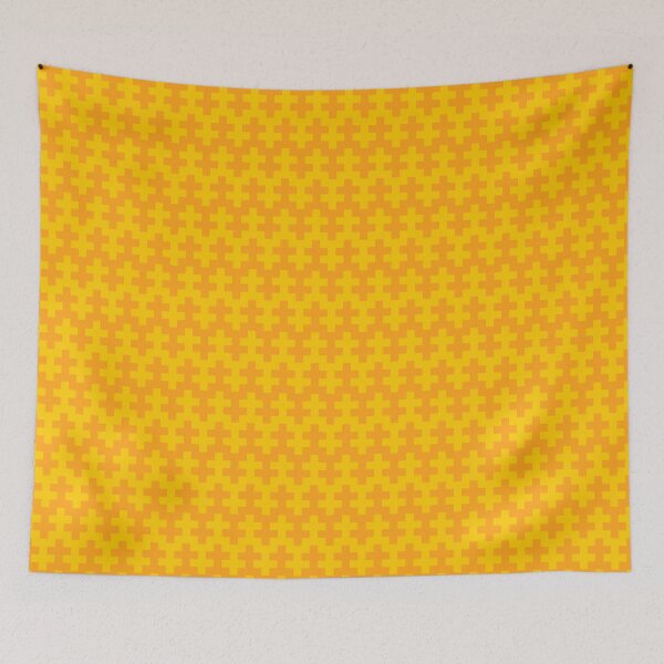 Item preview, Geometric Pattern: Cross: Yellow designed and sold by Red Wolf.
