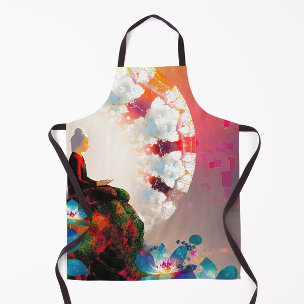 Item preview, Crimson Sky, Azure Bloom: A Moment of Stillness designed and sold by bloorose.