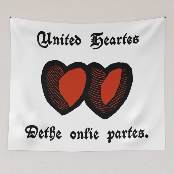 Item preview, Victorian Chapbook Valentine Double Heart designed and sold by Pixelchicken.