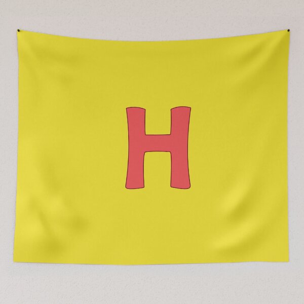 Item preview, letter h red designed and sold by ZiphGames.