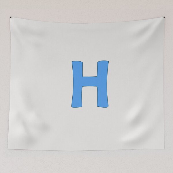 Item preview, letter h blue designed and sold by ZiphGames.