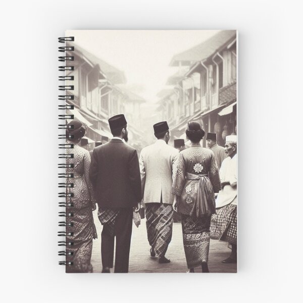 Item preview, Bustling 1920s Lampung – AI Artwork Vintage Black and White Urban Scene for City Lovers, Travelers, and History Fans designed and sold by knalpot-design.