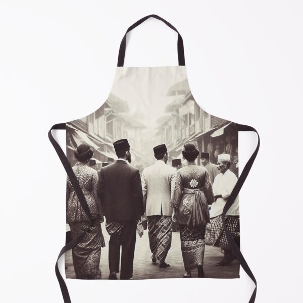 Item preview, Bustling 1920s Lampung – AI Artwork Vintage Black and White Urban Scene for City Lovers, Travelers, and History Fans designed and sold by knalpot-design.