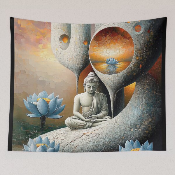 Item preview, Gilded Stillness: A Lotus Dream designed and sold by bloorose.