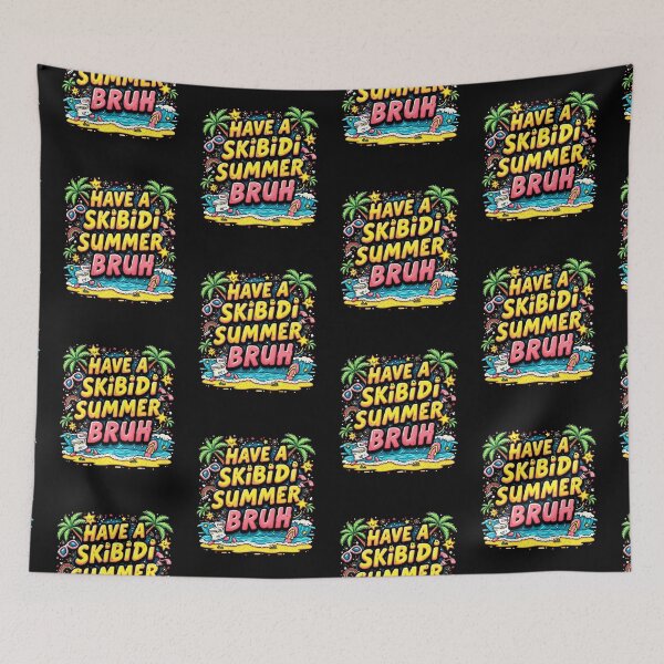 Item preview, Have A Skibidi Summer Bruh designed and sold by AniArtPL.