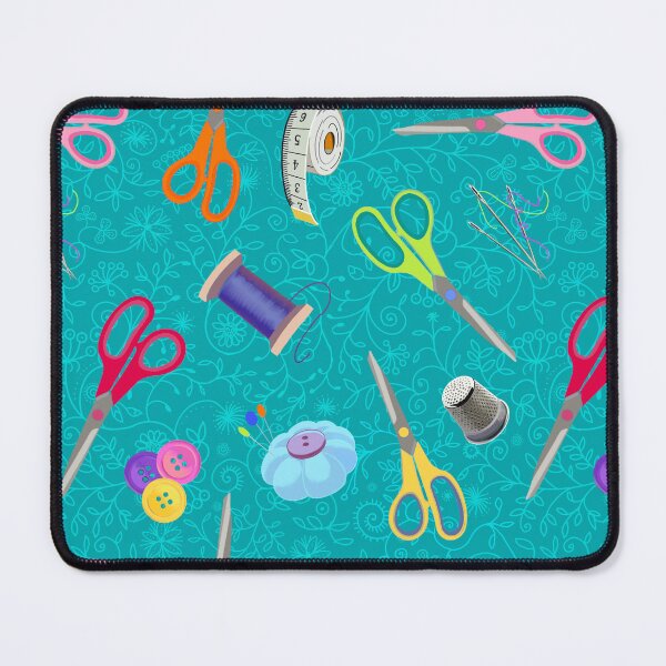 Item preview, Crafty stuff on teal designed and sold by QuirkyCraftz.