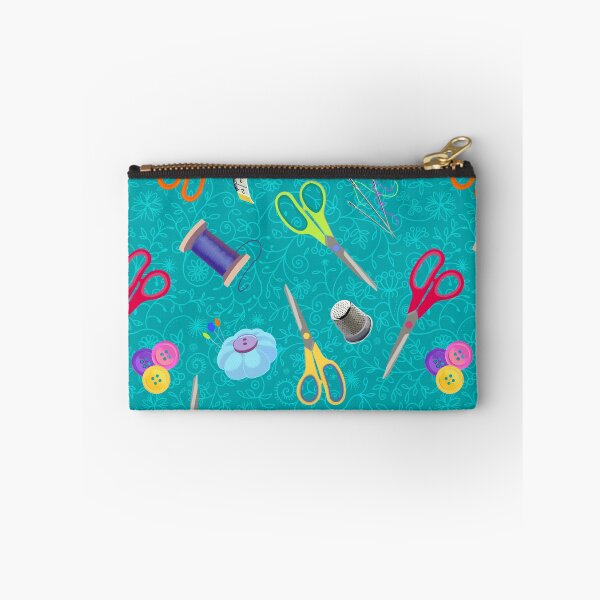 Item preview, Crafty stuff on teal designed and sold by QuirkyCraftz.