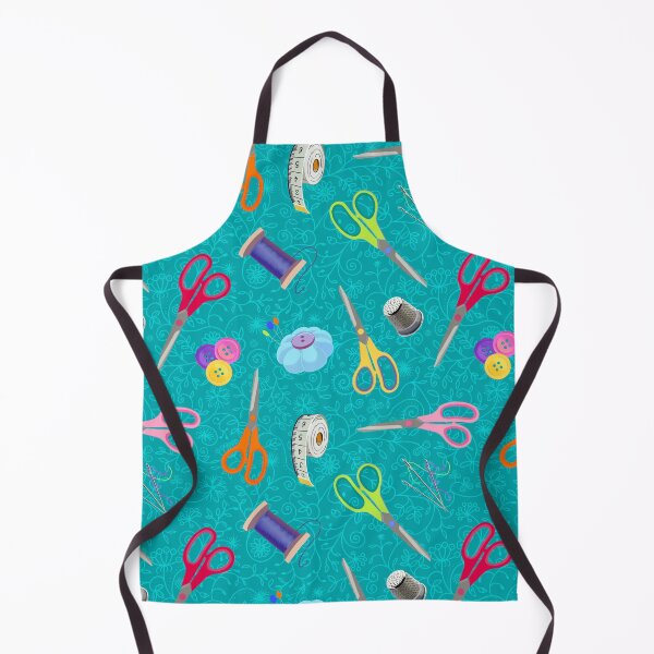 Item preview, Crafty stuff on teal designed and sold by QuirkyCraftz.