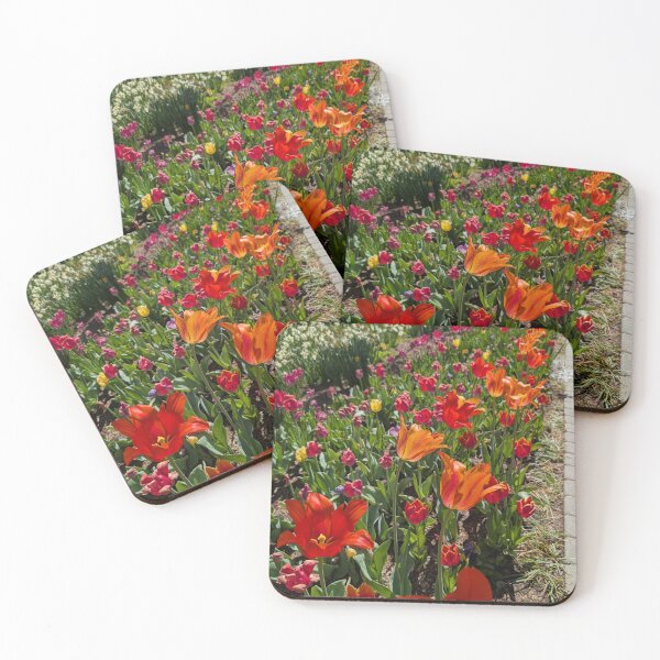 Item preview, Tulip garden - Red and Orange designed and sold by Amy Farley.