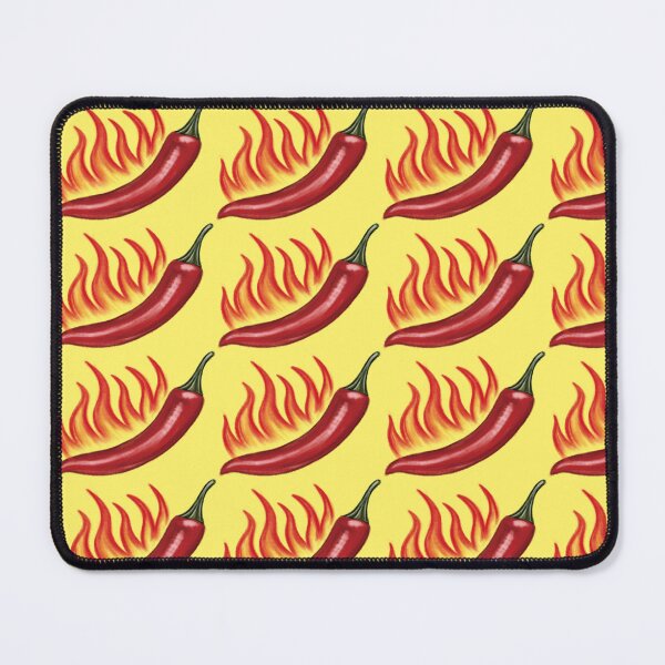 Item preview, Hot Chili Peppers with flames (Version 1) designed and sold by Scarlet Swan.