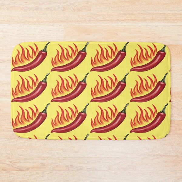Item preview, Hot Chili Peppers with flames (Version 1) designed and sold by Scarlet Swan.