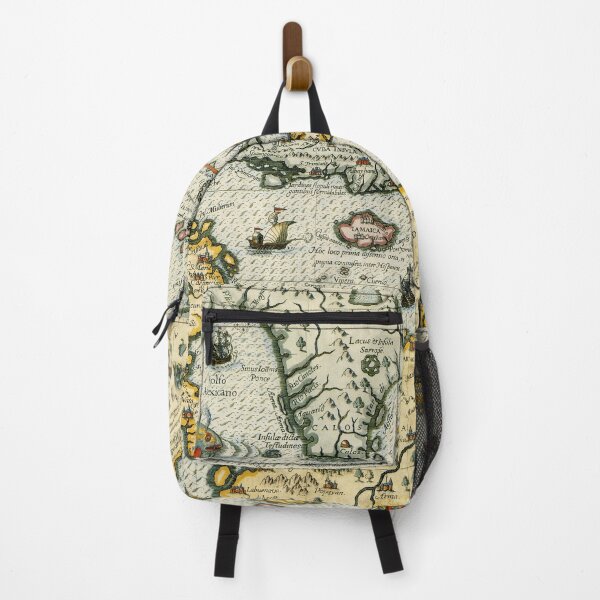 Item preview, 16th Century Map of Caribbean Sea Monsters designed and sold by Pixelchicken.