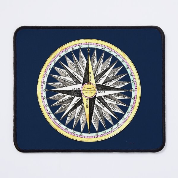 Item preview, Compass Rose Navigation Eighteenth Century designed and sold by Pixelchicken.