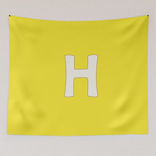 Item preview, letter h white designed and sold by ZiphGames.