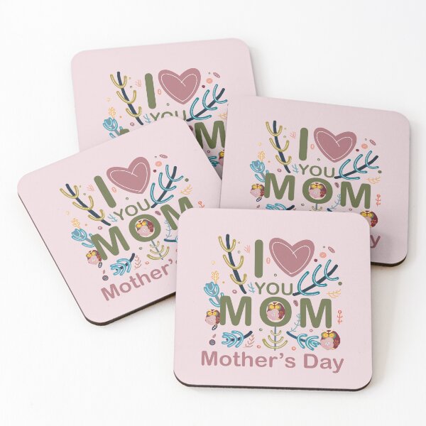 Item preview, I Love You Mom- Cute Mother's Day Owl Design designed and sold by Boomiya.