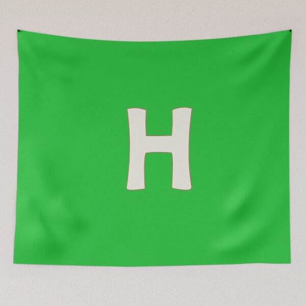 Item preview, letter h white designed and sold by ZiphGames.