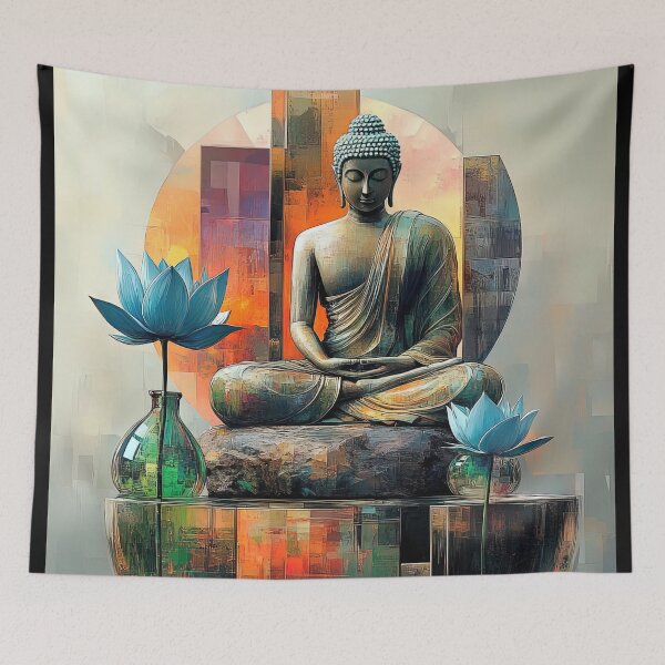 Item preview, Emerald Stillness: Lotus Reflections designed and sold by bloorose.