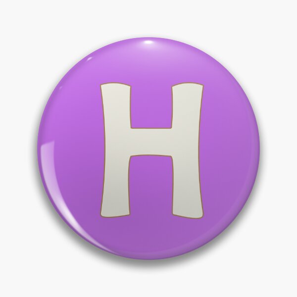 Item preview, letter h white designed and sold by ZiphGames.