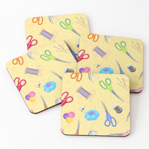 Item preview, Crafty stuff on yellow designed and sold by QuirkyCraftz.
