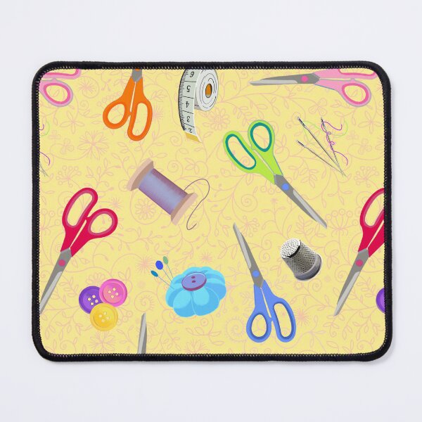 Item preview, Crafty stuff on yellow designed and sold by QuirkyCraftz.